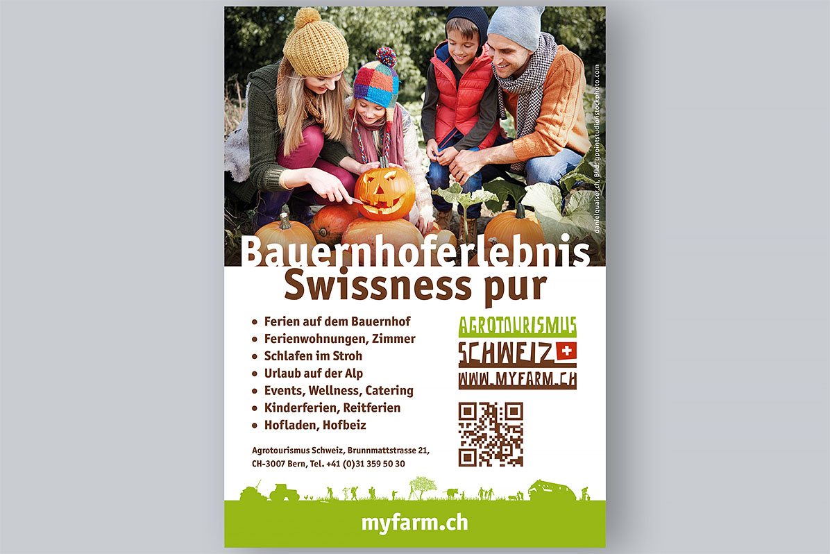 Advertisement Agrotourismus Schweiz