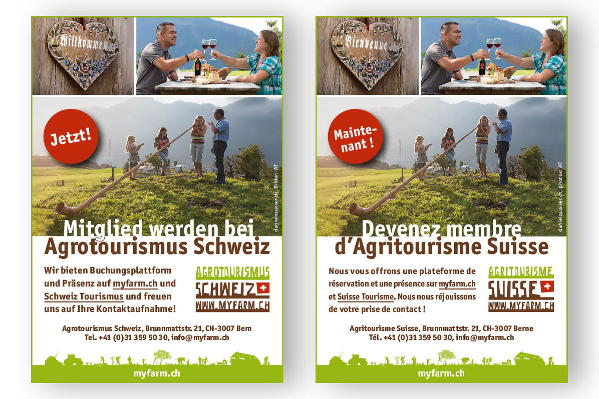 Advertisements Agrotourismus Schweiz Agritourisme Suisse