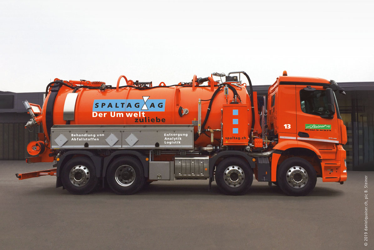 Tankwagen Brand Identity Spaltag AG